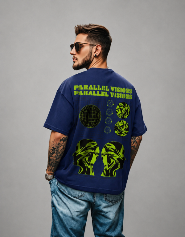 Home parallel visions oversized t shirt