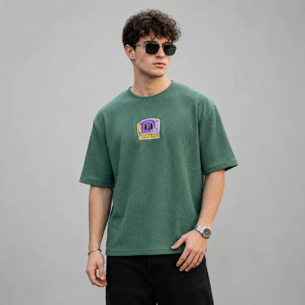 Home neon vision graphic oversized tee
