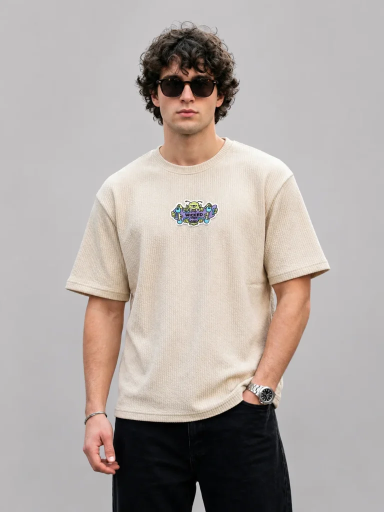 Home men white tshirt